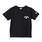 [チャンピオン] Tシャツ キッズ 半袖 丸首 綿100% Relax Fit グラフィックロゴプリント ショートスリーブTシャツ ベーシック CKSX337Z ブラック 140