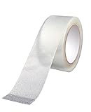 TOMSING滑り止めテープ 透明 幅50mm×長さ5m 室内 バスルーム 浴槽 床 階段の滑り止めマット 転倒防止 防水 PEVA素材 （透明，幅50mm×長さ5m）