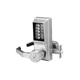 Kaba LL1021R-26D-41 Cylindrical Push Button Lock Lever Ric Ko Lh Us26D, Satin Chrome by Simplex
