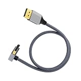4K 60Hz ビデオ ケーブル直角接続 DisplayPort アダプタ コード 100CM コンピュータ グラフィックスおよびモニター用