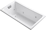 KOHLER K-852-HB-0 Tea-For-Two 5-Foot Whirlpool, White [並行輸入品]