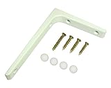AL-W1015 アルミ棚受 100x150 白 ビス付 ケイジーワイ工業