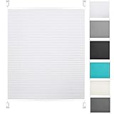 ロールスクリーン ロールカーテン 25 x 140 cm 遮熱 防寒 防水 UVカット ロールカーテン 穴あけ不要 ホームオフィスのブラインド用, ホワイト