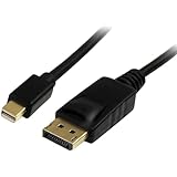 StarTech.com ディスプレイ変換ケーブル/mDP - DP 1.2/3m/4K60Hz/ブラック