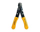 Jonard JIC-125 Fiber Optic Stripper with Yellow Plastic Dipped Handle, 5-3/16 Length by Jonard Tools