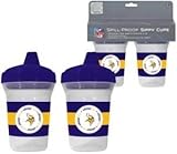 Minnesota Vikings Sippy Cup - 2 Pack by Baby Fanatic [並行輸入品]