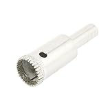 uxcell　コアビット　ガラスホールソー　電気ドリル　花崗岩カッター　ストレートシャンク　切断穴径16mm