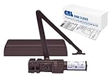 CRL pr90ブロンズ仕上げ調節可能ばね電源サイズ1 – 6 Cast IronサーフェスマウントドアCloser