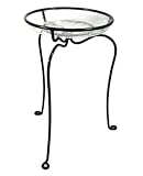 Plastec PLIDPS21BK Plastec The Decorator Plant Stand, 21-Inches, Black
