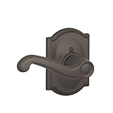 Schlage f170 Fla 613 CAM LHキャメロットコレクションLeft Hand Flair装飾トリムレバー、オイルラビングブロンズ