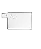 ノート型ボトル memobottle 再利用可能で平たいスリムなウォーターボトル(水筒) BPAフリープラスチック製 A6 (375ml)