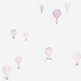 18994145 – Jules et JulieピンクAir Ballons Casadeco壁紙
