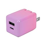 オウルテック PD20W AC充電器 USB Type-Aポート Type-Cポート PSE適合品 オーロラ OWL-APD20A1C1R-AU