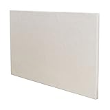 吸音 断熱 防音ボード ロックウールボード 密度80kg/m3 ガラスクロス仕上げ 白 厚さ25mm 605mm×910mm 16枚入 防音パネル