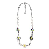 スマイル ネックレス ブレスレット ニコちゃん ペンダント チェーン メンズ ファッション 選べる 人気 花 レディース かわいい (ネック