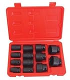 Advanced Tool Design Model ATD-4202 13 Piece 6 Point Standard SAE Impact Socket Set [並行輸入品]
