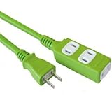 正和電工 ダブルコンストラクションマルチタップ延長コード 3個口 20m 若草 SWM-20GN