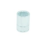 Urrea 5520M 3/4-Inch Drive 12-Point 20mm Chrome Socket [並行輸入品]