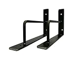 SQUARE ORIGINAL 棚受け金具 ハンガータイプ アイアン ブラケット 2本1セット(M) 150mm×250mm