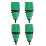 BeGrit 散水コネクタ ガーデンホース 単向アダプタ蛇口に灌漑コネクタ ４本組　園芸用シャワーノズル、ロングタイプノズル、点滴ノズル パイプクイックコネクタ ガーデニングノズル