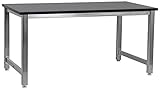 BenchPro ksy2472 Kennedyワークベンチwithステンレススチールフレームと1インチ厚Phenolic樹脂Top