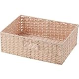 ちどり産業 ペーパー バスケット カラーボックス対応 ハーフタイプ ベージュ CH-404BG