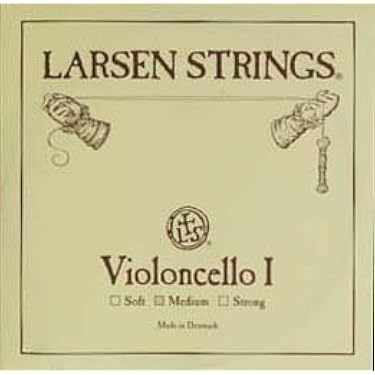 お値下げ、新品　チェロ弦　ラーセン　C、G線2本セット チェロ弦]Larsen(ラーセン)A,D線/SPIROCORE(スピロコア)G,C線