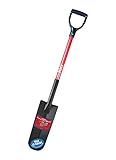 Bully Tools 82535 14-Gauge 14-Inch Drain Spade with Fiberglass D-Grip Handle [並行輸入品]