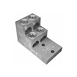 Morris Products 90924 Mechanical Panelboard Lug, Four Conductors, Aluminum, 600 AWG, 600mcm - 3/0STR