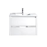 Ove Decors Chiara 32 Chiaraフローティング浴室洗面化粧台、32インチ