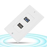 hdmi コンセント、Hdmi USB イーサネット ウォール プレート 2.0 USB ウォール ソケット Crabtree Abs Usb3.0 統合されたマルチメディア ウォール パネル用ビデオ ソケット