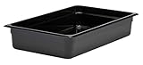 Cambro 14CW110 フードパン 1/1 x 4インチ カムウェア ブラック 6個入りケース