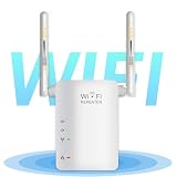 WiFi 無線LAN中継機 WiFi 中継器 ワイヤレス リピーター/AP モード wifi ブースター 信号強化 拡大 強力 安定した通信 2.4GHz 300Mbpsに対応 有線LANポート 高利得 アンテナ付き