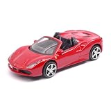 ブラーゴ ミニカー 1/43 フェラーリ FERRARI 488 SPIDER オープンカー 2016 (レッド) [並行輸入品]