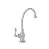 Waterstone 1200 C-sc Hamptonろ過蛇口Coldのみwithシングルレバーハンドル、サテンクローム
