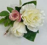 ウエディングブーケ/ブライダル/造花 ブートニア W&P