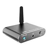 eppfun 3040R Plus Bluetooth 5.3 オーディオレシーバー AAC/APTX/APTX HD 対応 低遅延 ブルートゥース 受信機 光デジタル/同軸 / 3.5mm AUX 有線スピーカー/ステレオシステム 等に適用