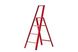 ハセガワ はしご はしご ルカーノ ステップラダー 4段 レッド
