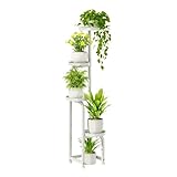 Bamworld フラワースタンド 室内 4段観葉植物台 プランタースタンド