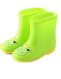 子供用レインブーツ,ノンスリップ、暖かい, (28, グリーン)