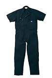 712 Dickies　ディッキーズ　夏用　半袖つなぎ 作業着ツナギ　ユニフォーム　　ネイビーブルー　　L