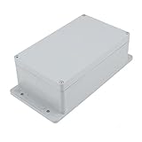 uxcell 電気プロジェクトボックス　ジャンクションボックス 防水 プラスチック製　長方形　電機ワイヤ　 200x120x74mm