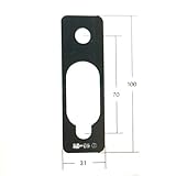 エスカッション（扉厚調整）　SS-95(2)ND2S-1用扉厚調整　板厚2mm　塩化ビニル　板厚：2　入数：1・25