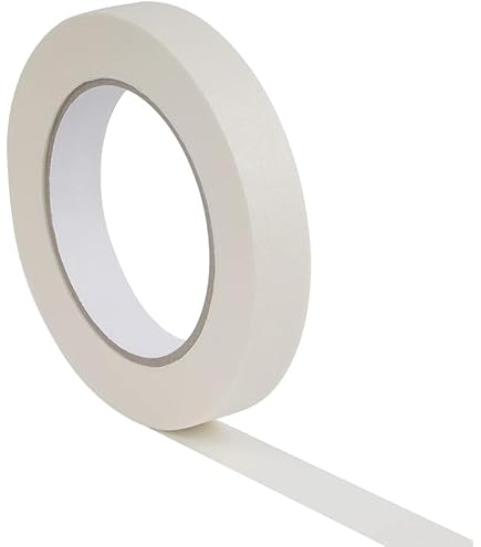 Amazon.co.jp: Hiro 50Mマスキングテープ 2巻セット ホワイト クレープ