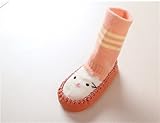 (ヘラサ)Herasa　赤ちゃん　ソックス　滑り止めソックス　ブーティ　ソックスシューズ　靴下　部屋履き 女の子 男の子　1足組 (赤)