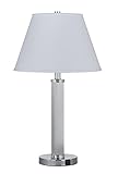 Cal Lighting la-8003ns-2ch 2ライトメタルナイトスタンドテーブルライト、クロム