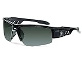 Ergodyne Skullerz Dagr Safety Sunglasses - Black Frame, Smoke Lens by Ergodyne