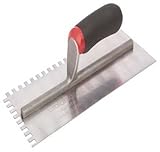 Goldblatt G02363 3/16-Inch By 5/32-Inch V-Notch Trowel With Pro-Grip Handle [並行輸入品]