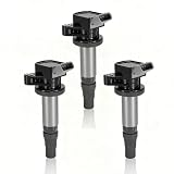 イグニッションコイル タント L375S L385S LA600S LA610S ムーヴ L175S L185S LA100S LA110S LA150S LA160S ハイゼット S321V S321W S331V S331W 3本セット 参考互換番号 19500-B2050 19500-B2051 U5386 [並行輸入品]