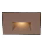 WAC Lighting WL-LED100-RD-BZ 120V Horizontal Step Light with Red [並行輸入品]
